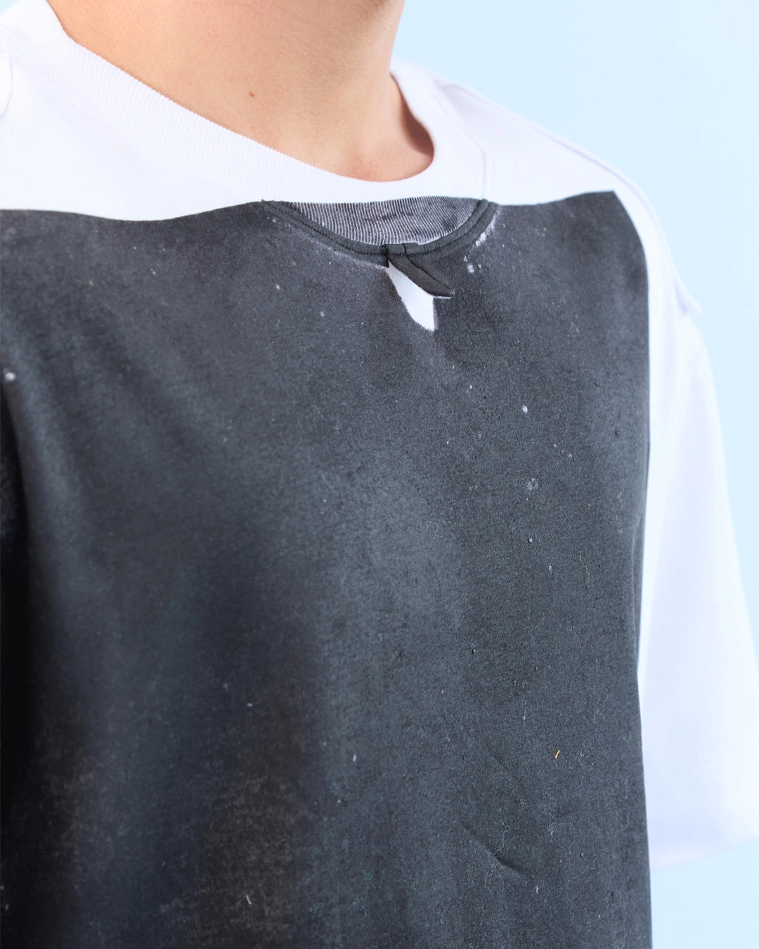 Camiseta VERTICAL RECTANGULO BLANCA
