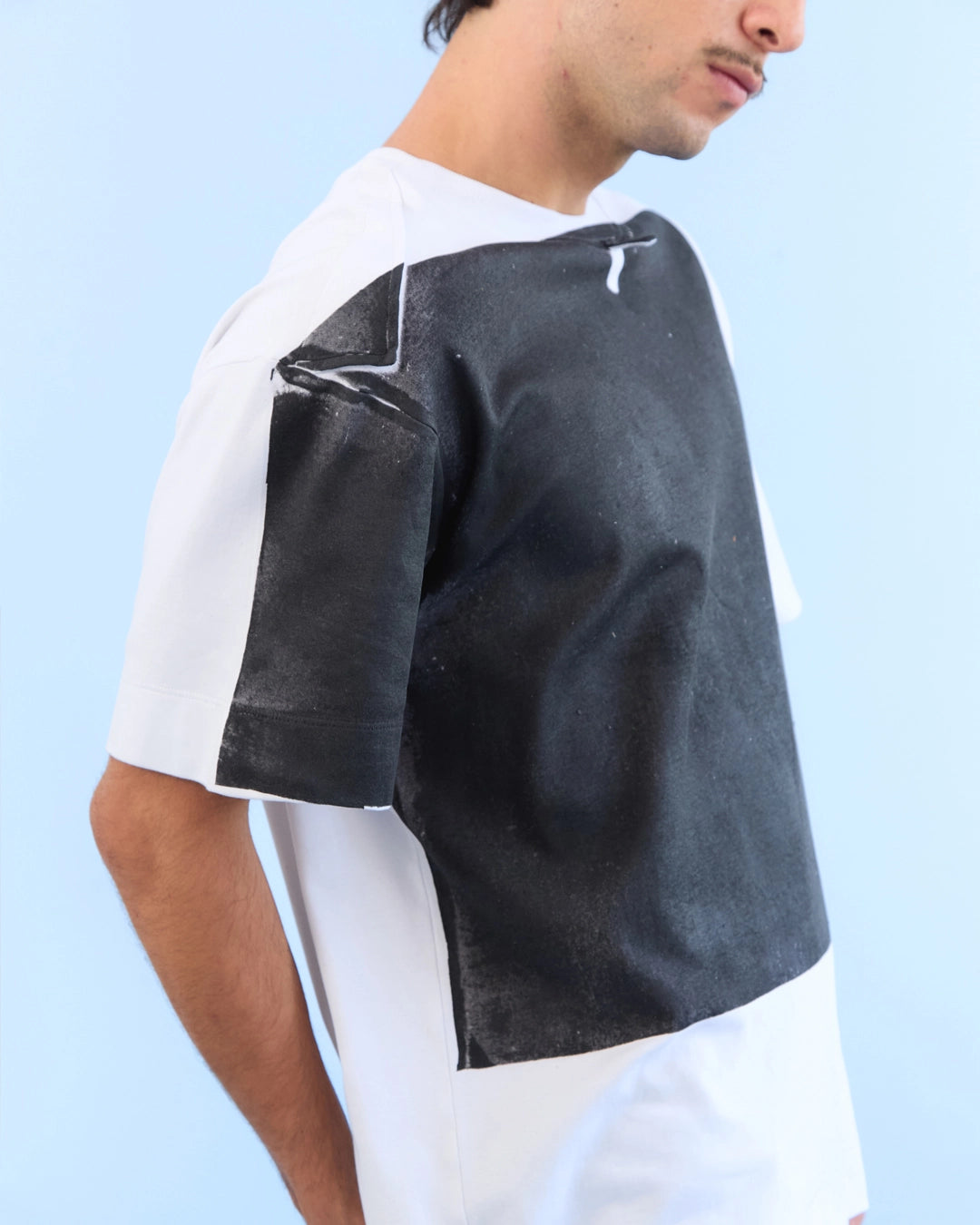 Camiseta VERTICAL RECTANGULO BLANCA