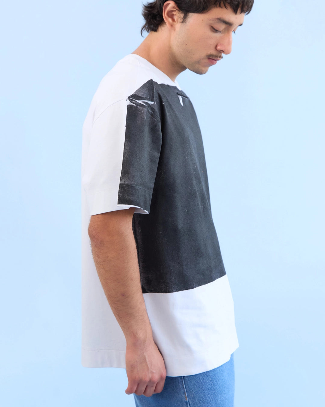 Camiseta VERTICAL RECTANGULO BLANCA