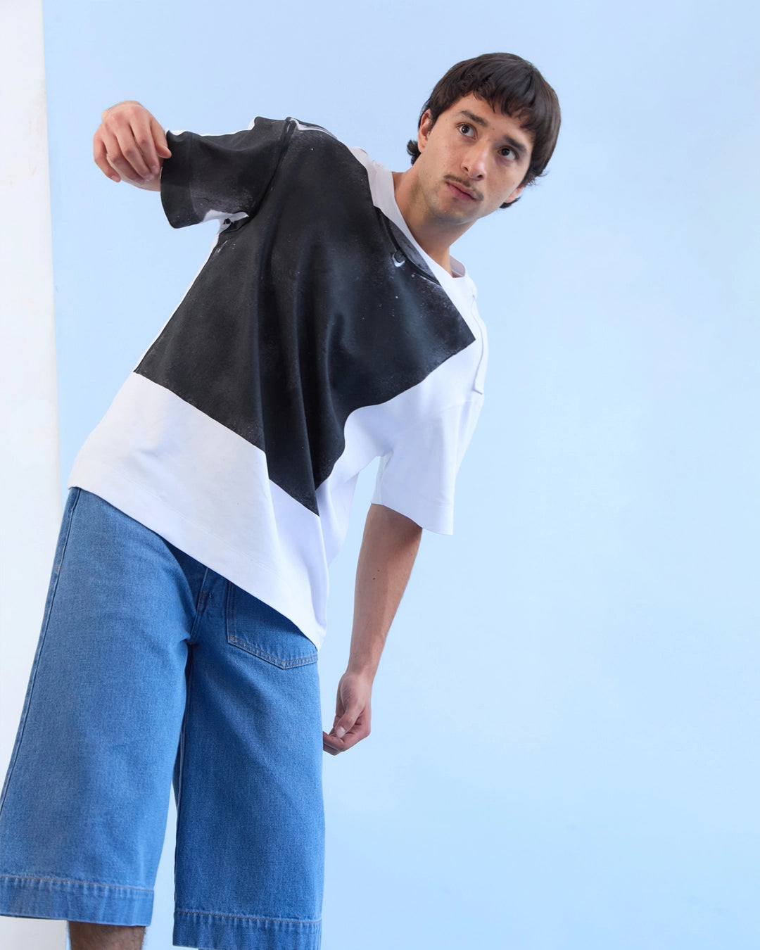 Camiseta VERTICAL RECTANGULO BLANCA