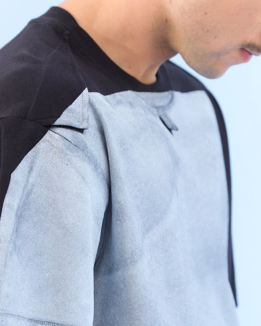 Camiseta VERTICAL RECTANGULO NEGRA