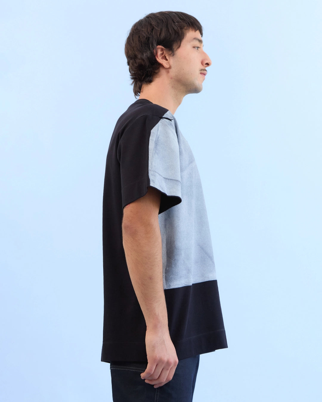 Camiseta VERTICAL RECTANGULO NEGRA