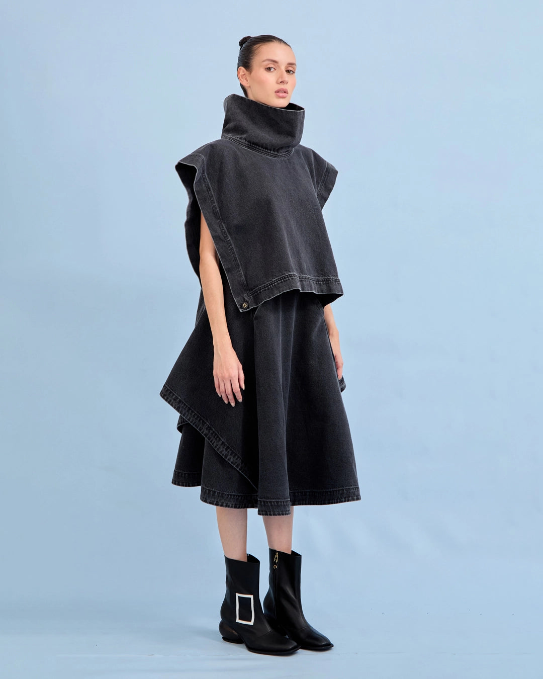 Poncho TAJO NEGRO