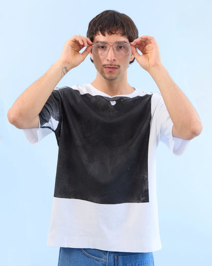 Camiseta VERTICAL RECTANGULO BLANCA