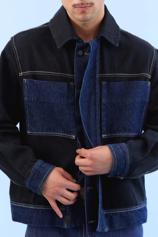 Chaqueta SAMBA NEGRO-AZUL