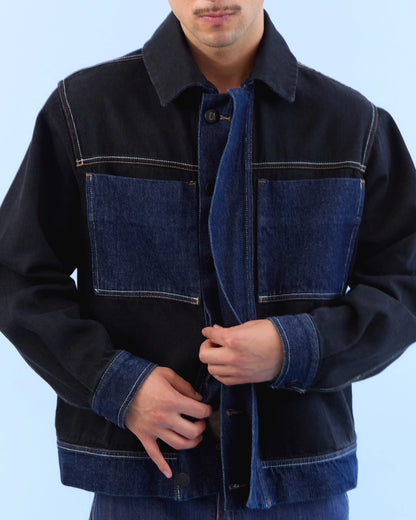 Chaqueta SAMBA NEGRO-AZUL