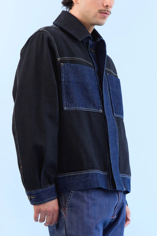 Chaqueta SAMBA NEGRO-AZUL