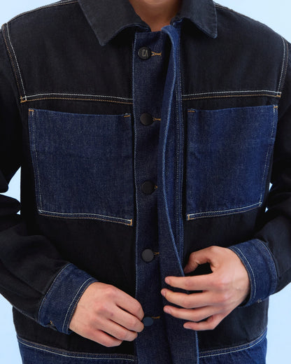 Chaqueta SAMBA NEGRO-AZUL