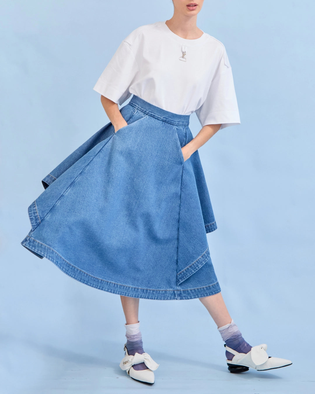 Falda ALFARO AZUL