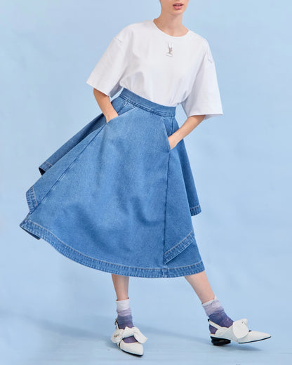 Falda ALFARO AZUL