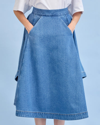 Falda ALFARO AZUL