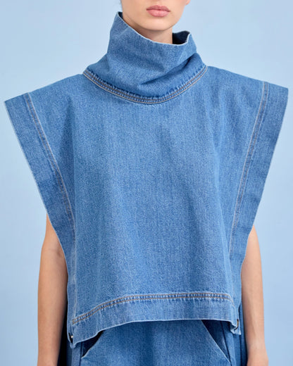 Poncho TAJO AZUL