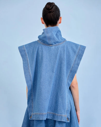 Poncho TAJO AZUL