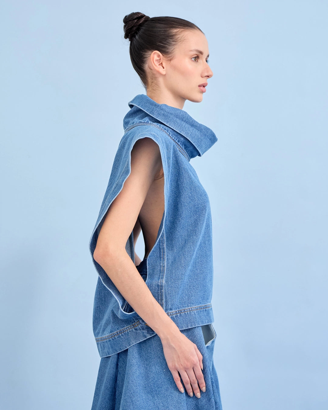 Poncho TAJO AZUL