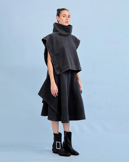 Poncho TAJO NEGRO