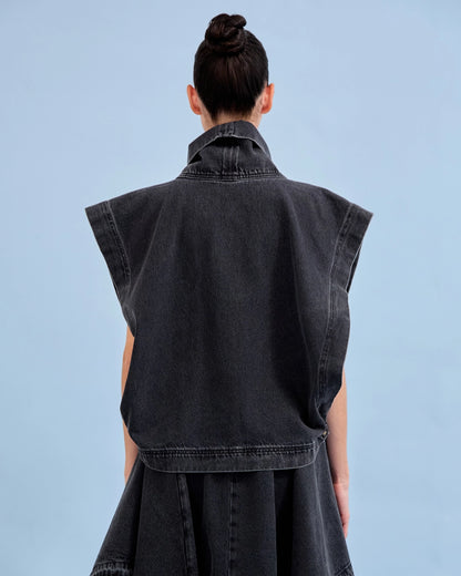 Poncho TAJO NEGRO
