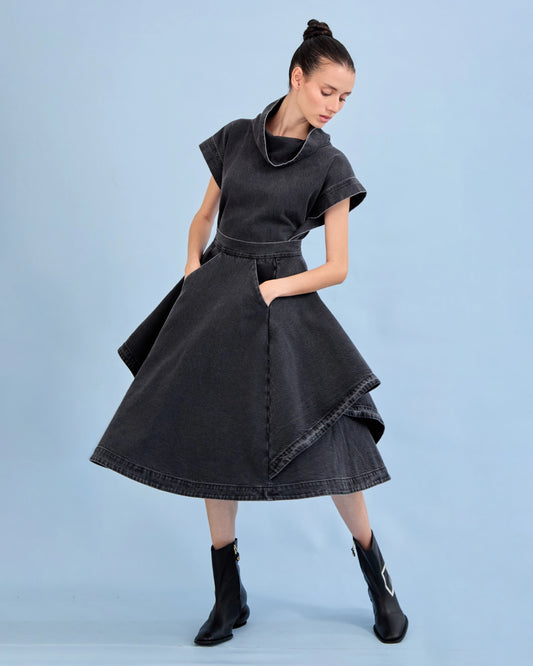Poncho TAJO NEGRO